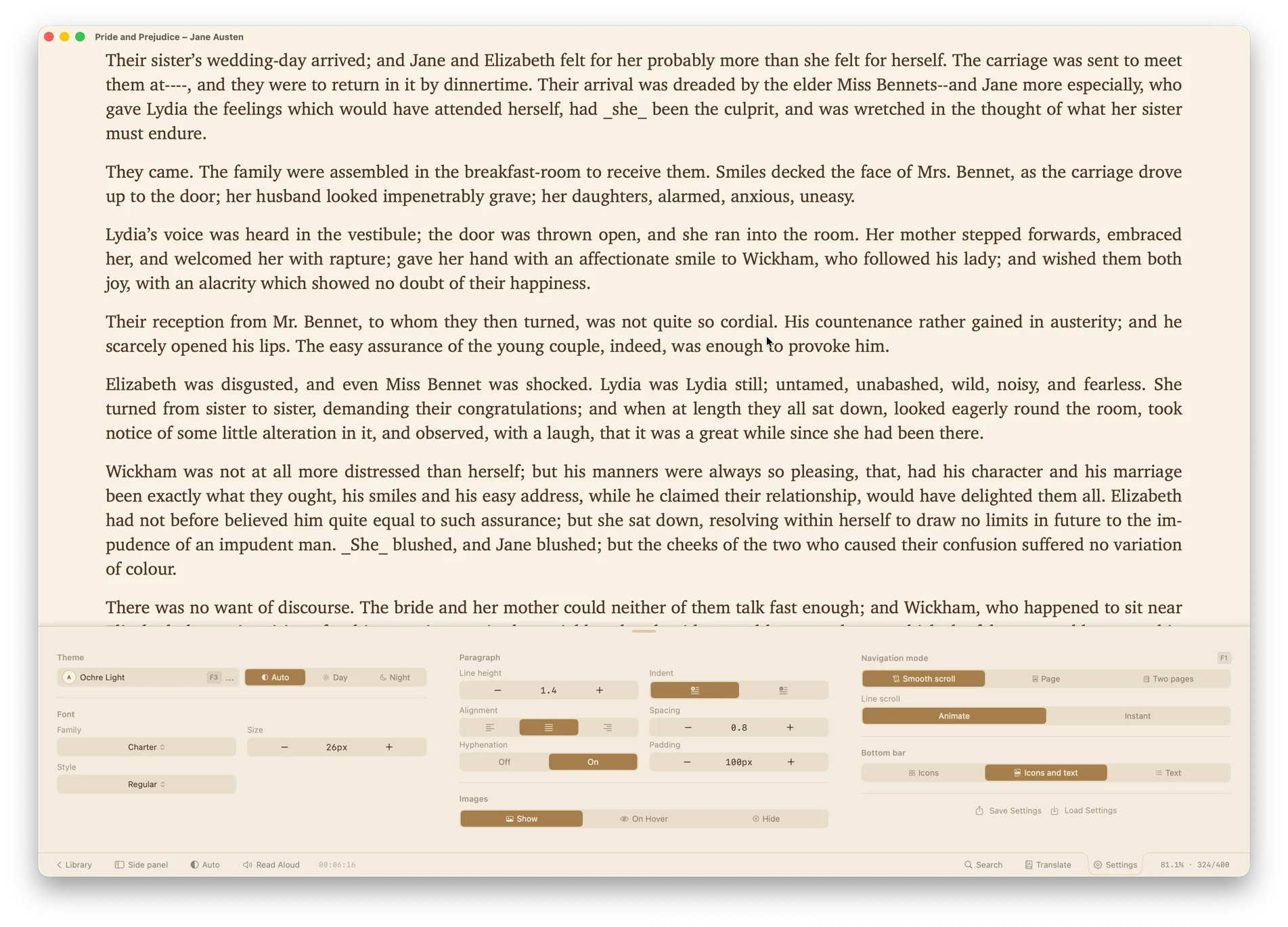 Theme picker dropdown with palette family and tone swatches